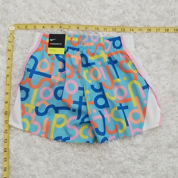 NWT Girl's Nike Running Shorts with built in undie - Picture 4 of 8
